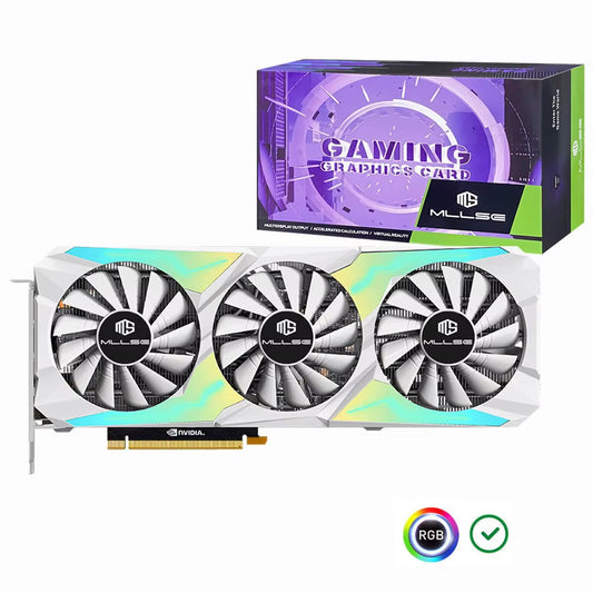 RTX 3080 10GB Graphics Card GDDR6X 320 Bit PCI-E 4.0×16 8+8Pin NVIDIA GPU RGB Lighting Gaming Video Card Placa De Video