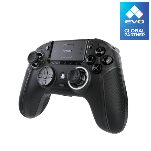 Revolution 5 Pro Officially Licensed Playstation Wireless Gaming Controller for PS5 / PS4 / PC - Hall Effect, Trigger Stops, Mappable Buttons, Bluetooth Audio - Triple Black