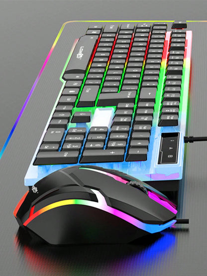Ldkai Led Backlight Mechanical Gaming Keyboard and Mouse Set