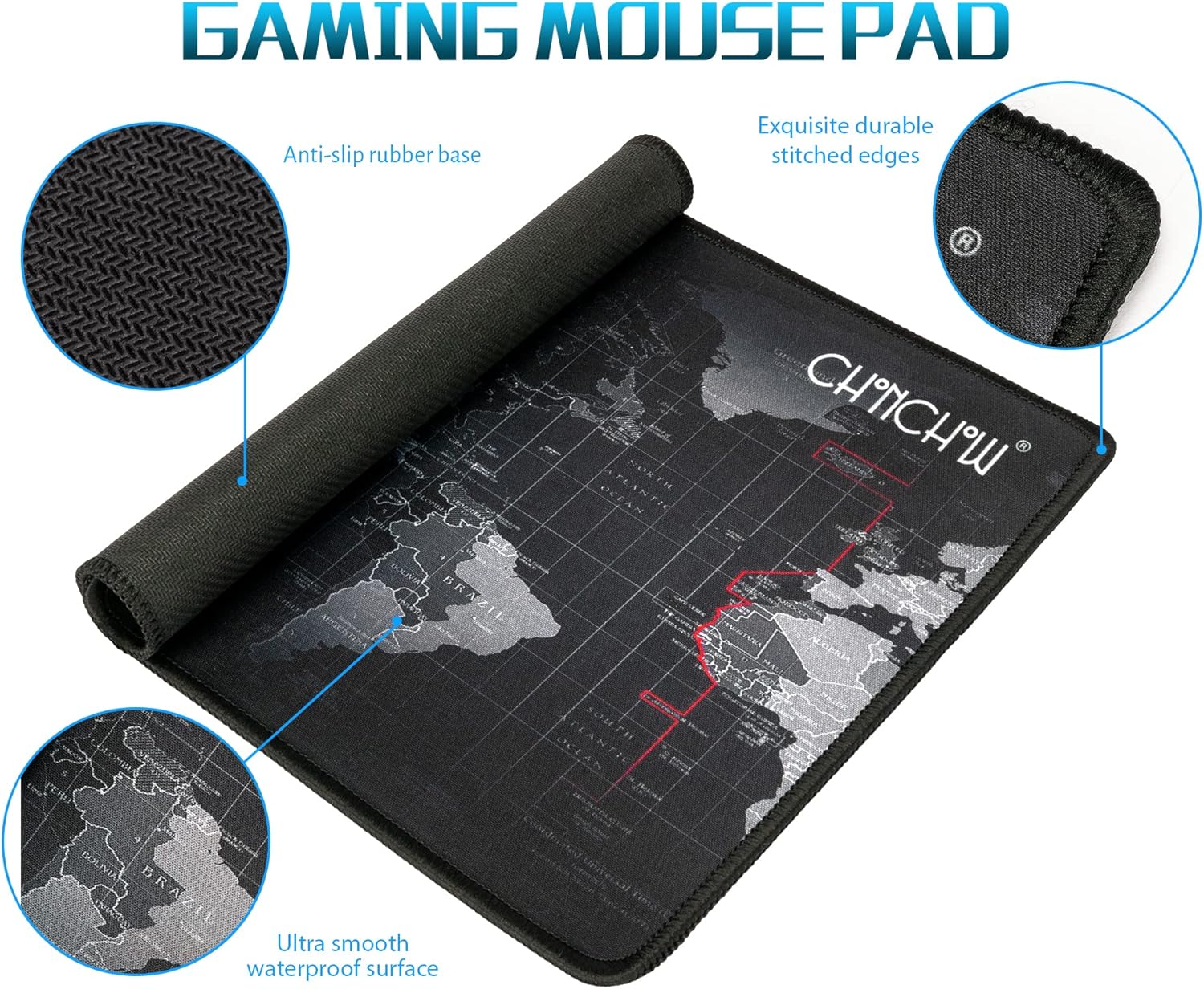 Keyboard and Mouse Gaming LED Wired Combo with Emitting Character Keyboard 4800DPI 2 Side Button USB Mouse Rainbow Backlit Mechanical Feeling Compatible with PC Raspberry Pi Mac Xbox One Ps4