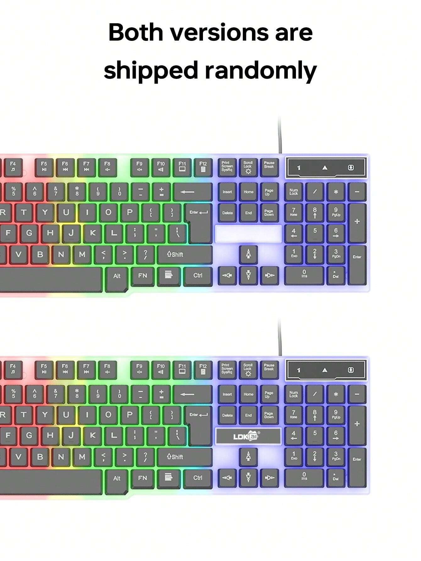 Ldkai Led Backlight Mechanical Gaming Keyboard and Mouse Set