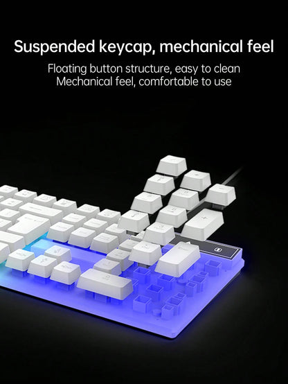 Ldkai Led Backlight Mechanical Gaming Keyboard and Mouse Set