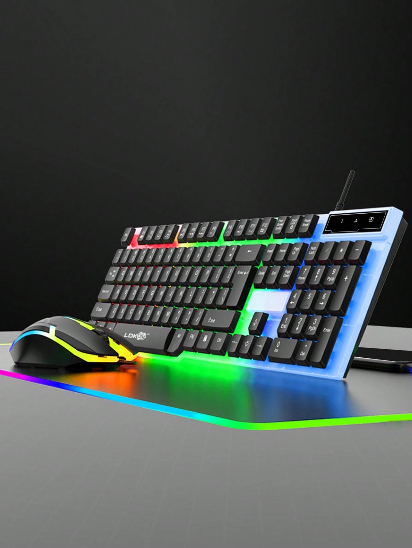 Ldkai Led Backlight Mechanical Gaming Keyboard and Mouse Set
