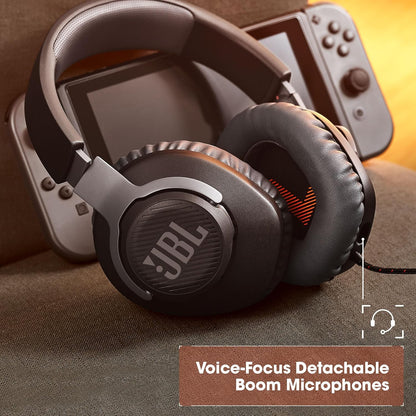 Quantum 100 - Wired Over-Ear Gaming Headphones - Black, Large